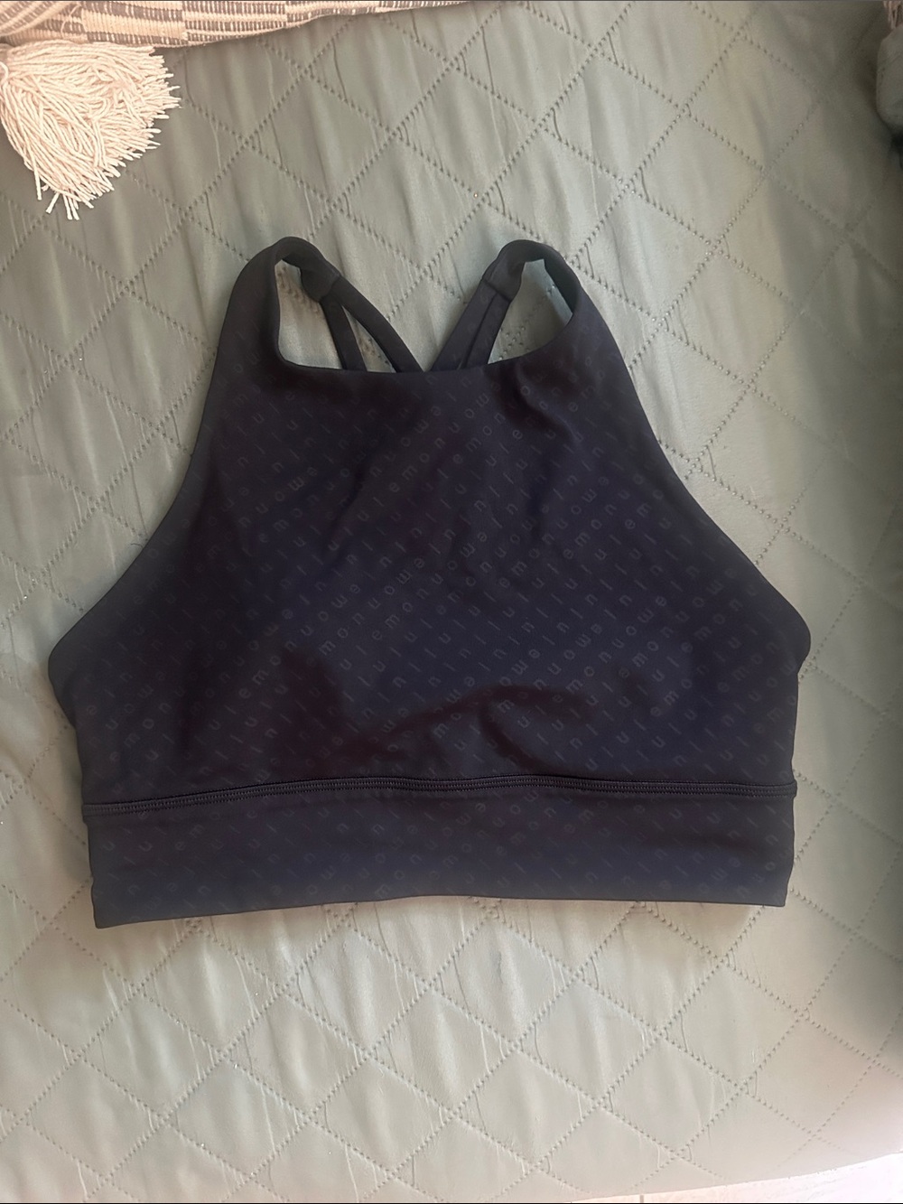 lululemon athletica High-Neck Sports Bra in Black